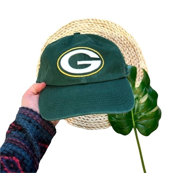 47 Green Bay Packers Logo NFL Green Cotton Sustainable Baseball Hat Cap Size M - Picture 6 of 16